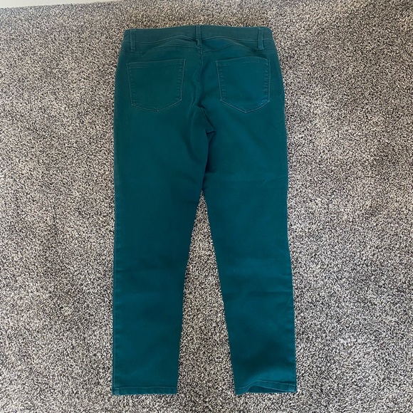 Tinsel Strait Leg Forest Green Pants - Picture 2 of 6